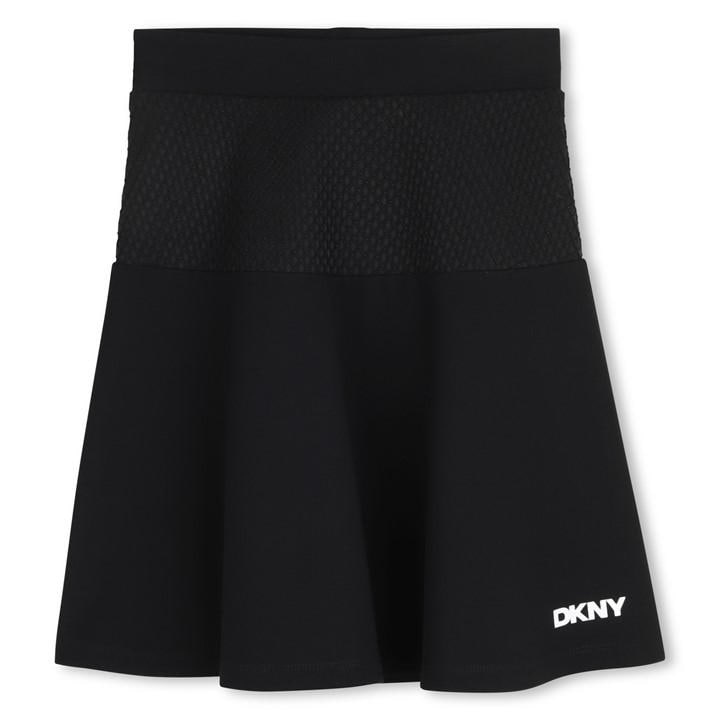 Dkny Girls Black Kids' Mini Skirt in Size 5 - 6 Years, Sports Direct