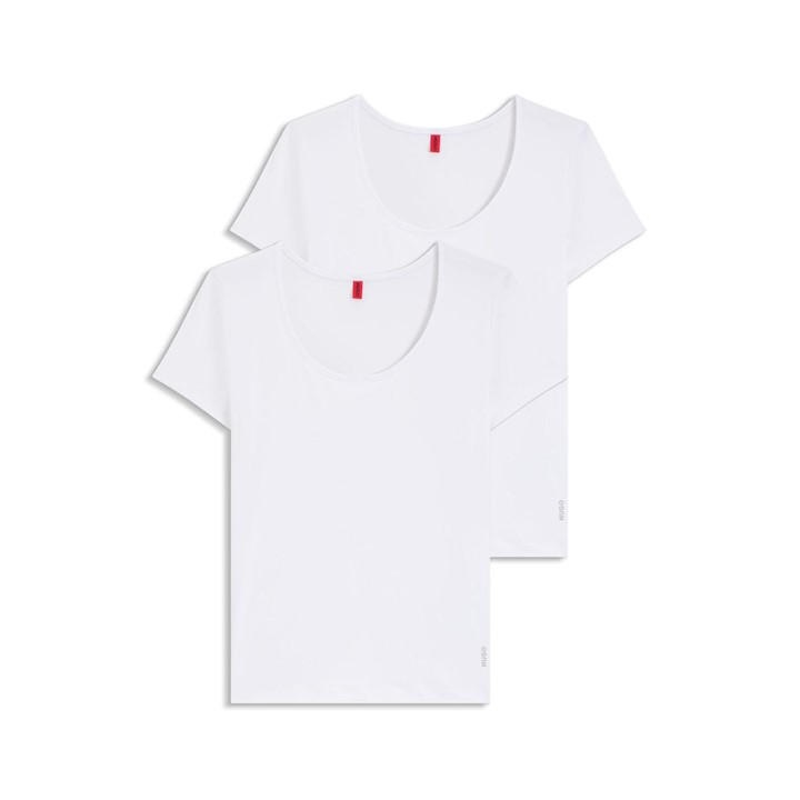 Hugo Women's White 2 Pack Of Underwear T-Shirts