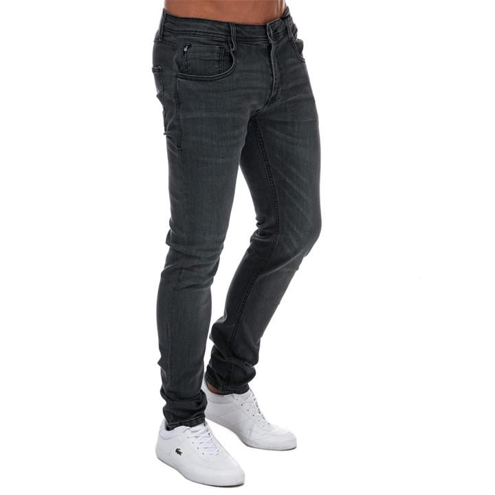 Duck And Cover Men's Grey Maylead Slim-Fit Jeans