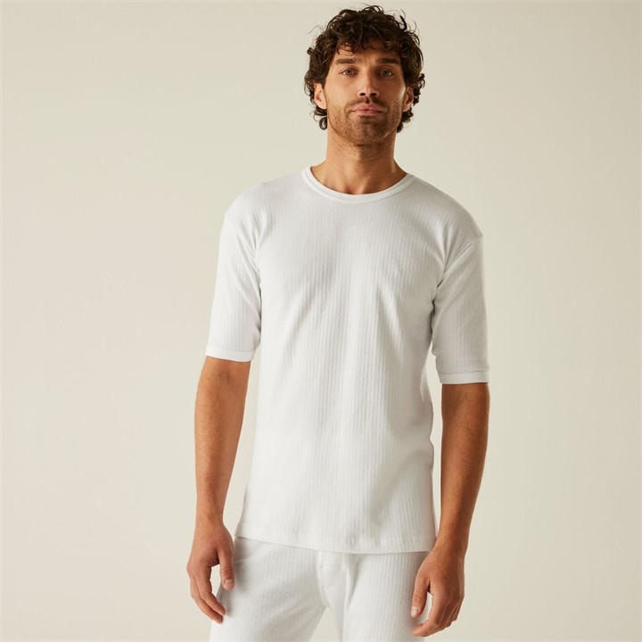 Regatta Men's White Short Sleeve Thermal Vest in Size 3XL, Sports Direct