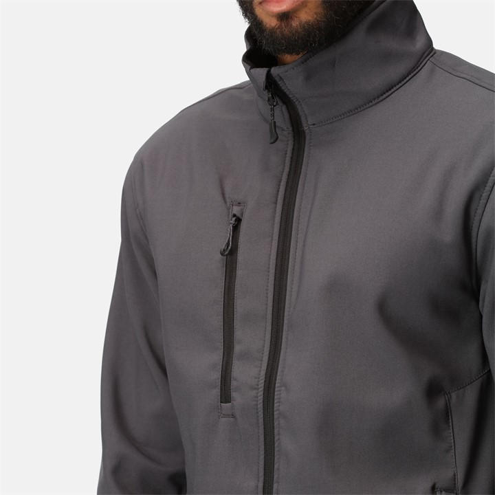 Regatta Men's Grey H/M Softshell Jacket in Size XL, Sports Direct