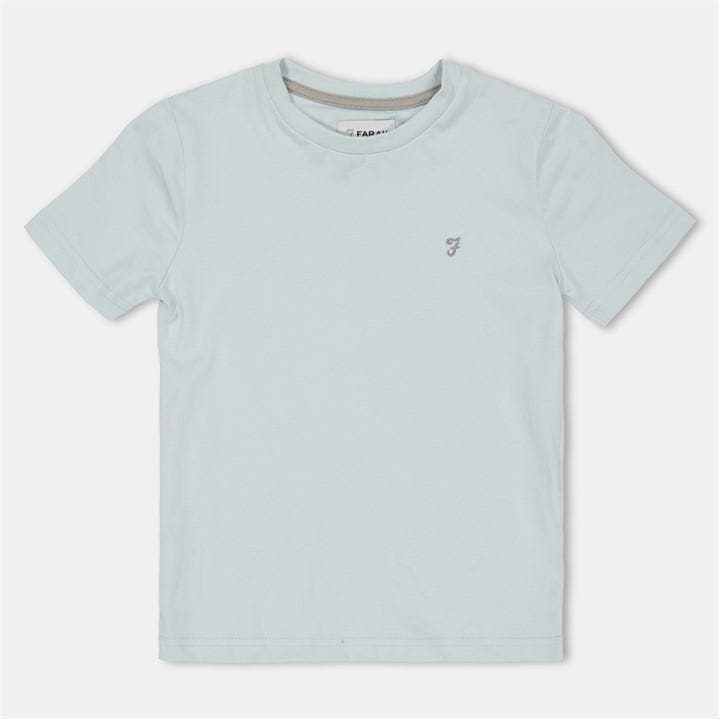 Farah  Kids Blue ' Denny Short Sleeve T-Shirt in Size 5 - 6 Years, Sports Direct