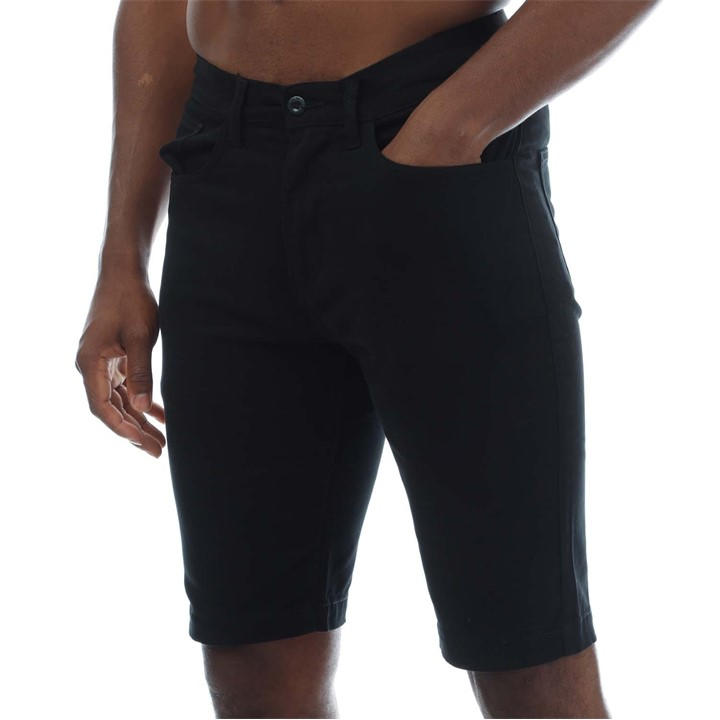 Duck And Cover Men's Black Franztown Shorts Size 30