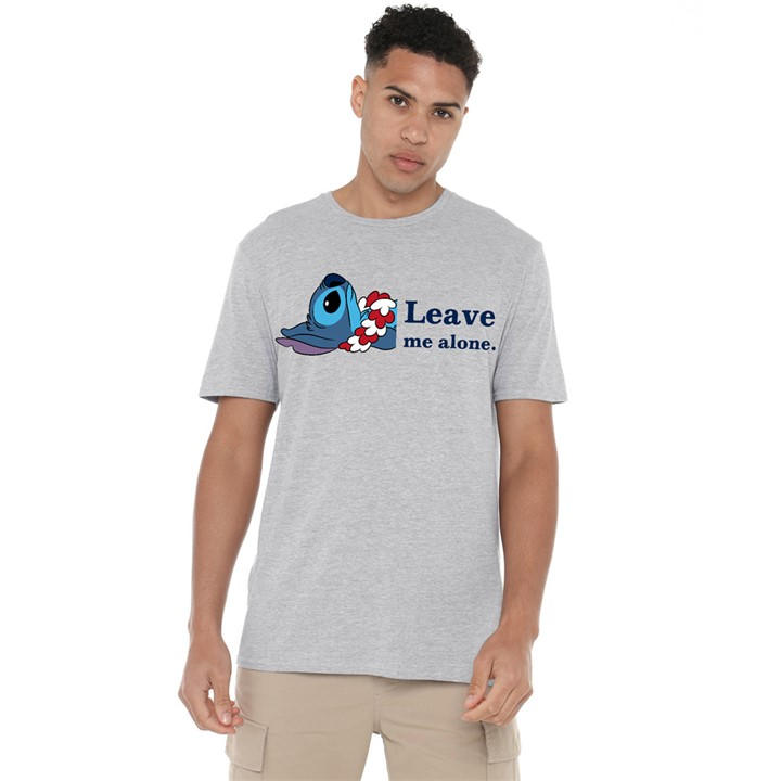 Disney Men's Grey Lilo & Stitch Leave Me Alone T-Shirt in Size 2XL, Sports Direct
