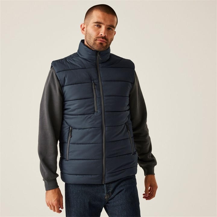 Regatta Men's Navy Seal Grey Navigate Thermal Bodywarmer in Size 2XL, Sports Direct