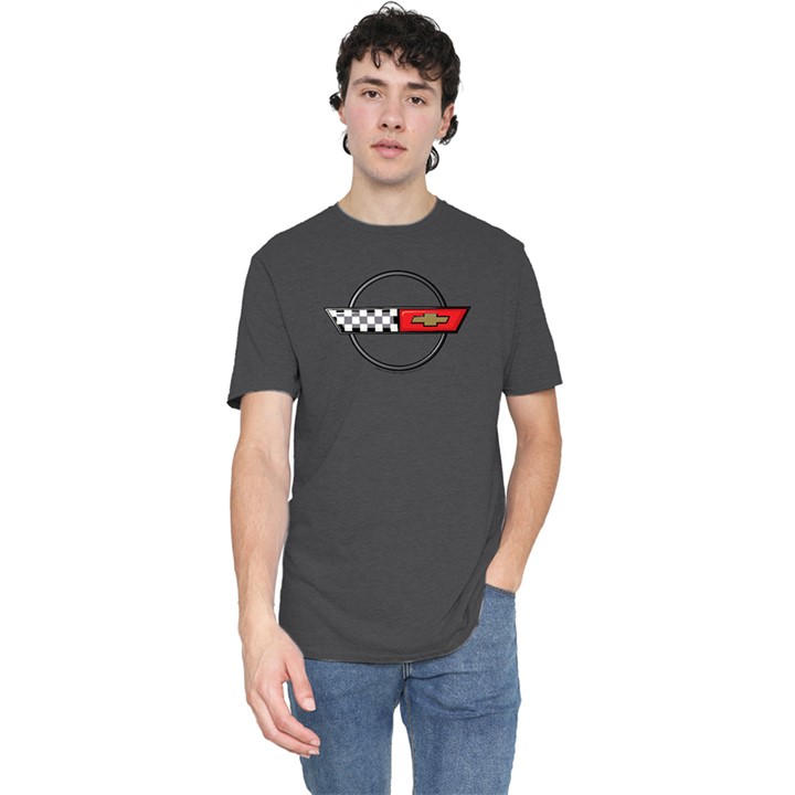 Men' Grey Other Chevrolet 4Th Gen Vette Logo T-Shirt Charcoal in Size S, Sports Direct