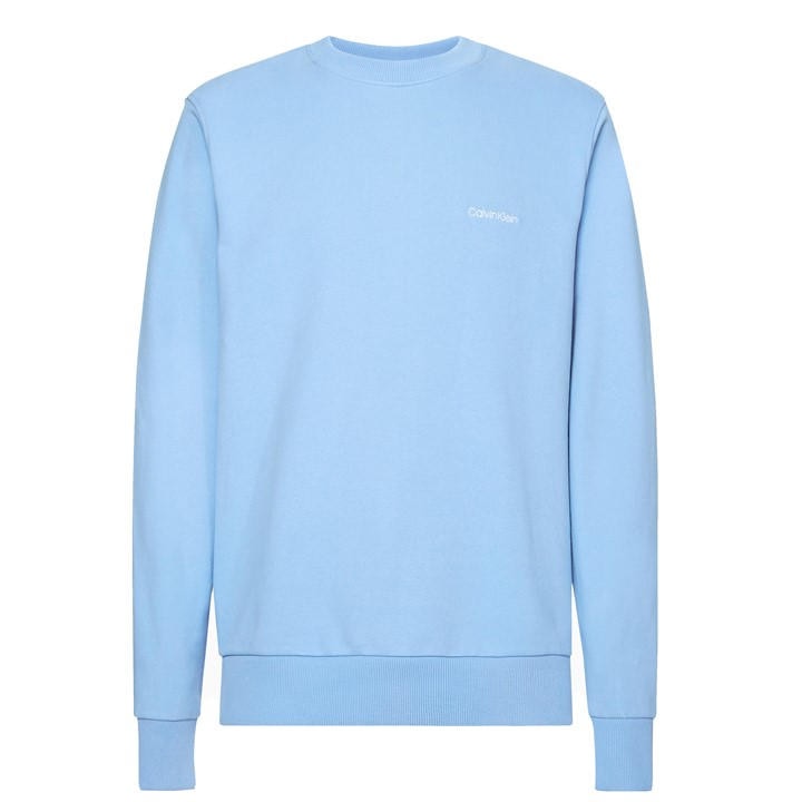 Calvin Klein Men' Blue Logo Sweatshirt in Size S, Sports Direct
