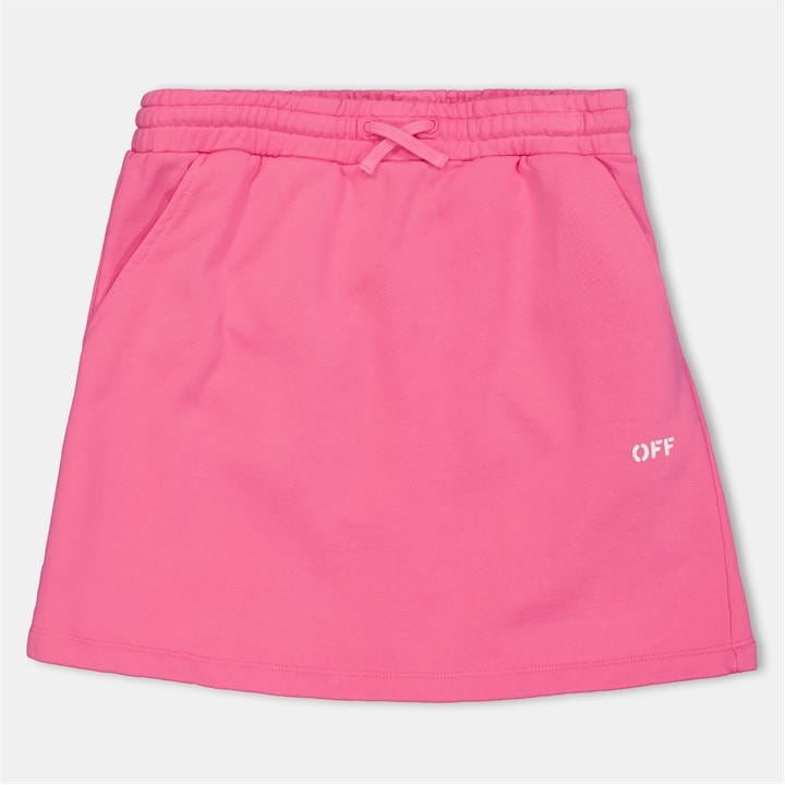 Off White Girls White Off Kids Mini Skirt in Size 9 - 10 Years, Sports Direct