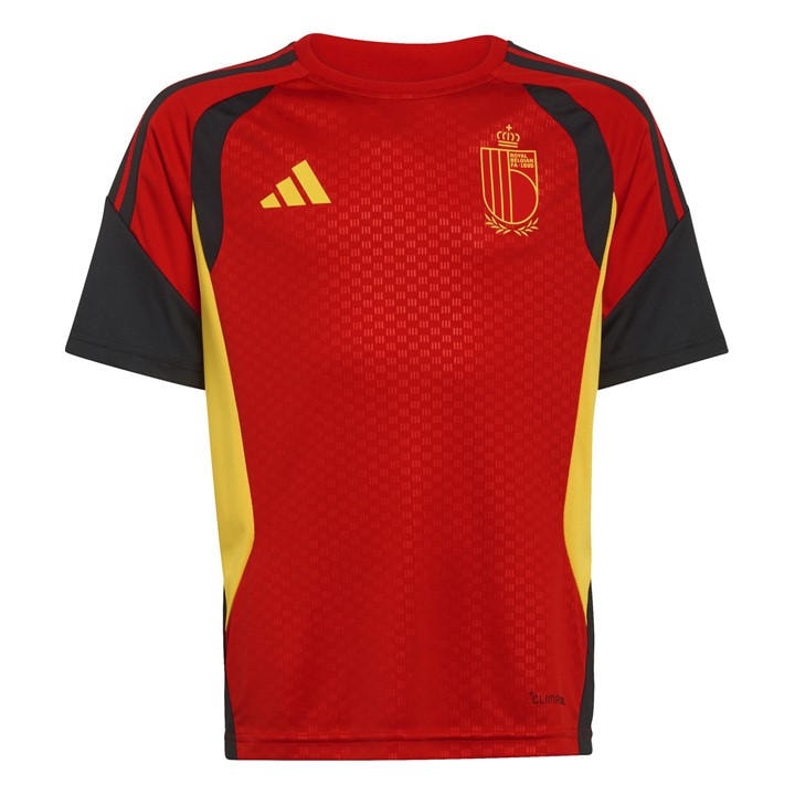 Adidas Unisex Kids Red Belgium Training Shirt World Cup 2026 Juniors