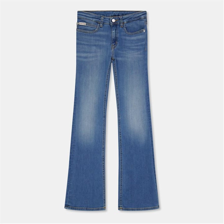 Calvin Klein Jeans Girls Blue Kids' Flare Bootcut in Size 11 - 12 Years, Sports Direct