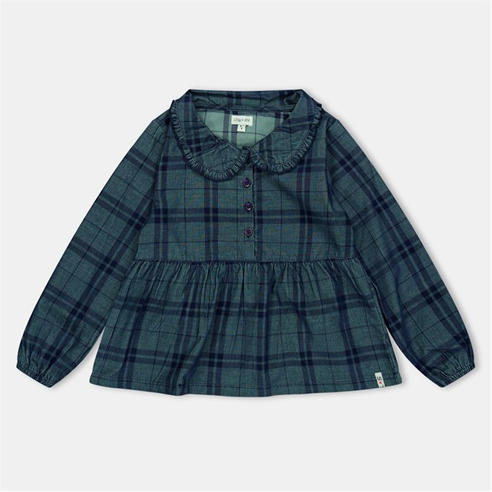 Lilly and Sid - Kids' Check Collar Regular Fit T-Shirt