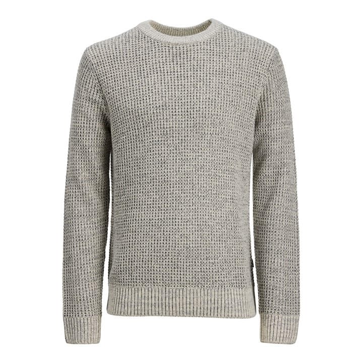 Jack And Jones Boys Grey Kids' Global Knitted Crew Neck Jumper in Size 3 - 4 Years, Sports Direct