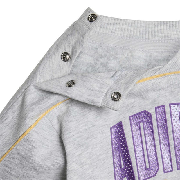 Light Grey Heat - adidas - Kids' Top and Trouser Set