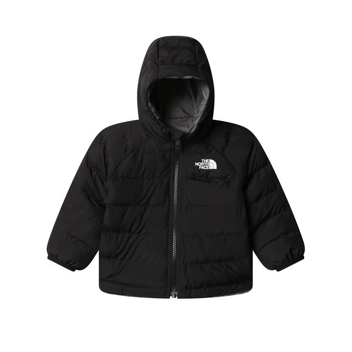 The North Face  Kids Black Baby Reversible Perrito Hooded Puffer Jacket, Sports Direct