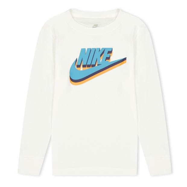 Sail - Nike - Kids' Texture Future Long Sleeve T-Shirt