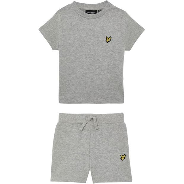 Grey Marl D24 - Lyle and Scott - Kids' Clothing Set