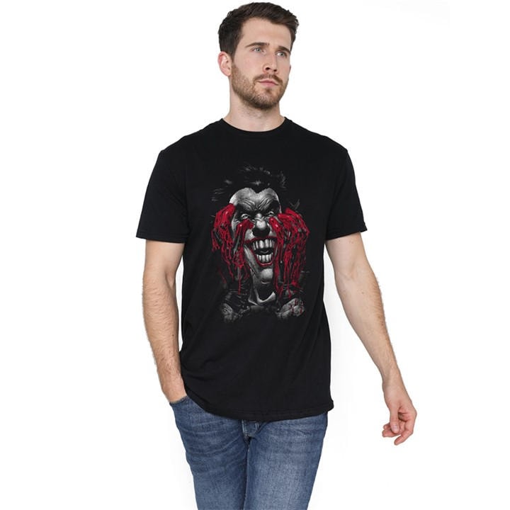 The Batman Men's Black Joker Despair T-Shirt in Size 2XL, Sports Direct