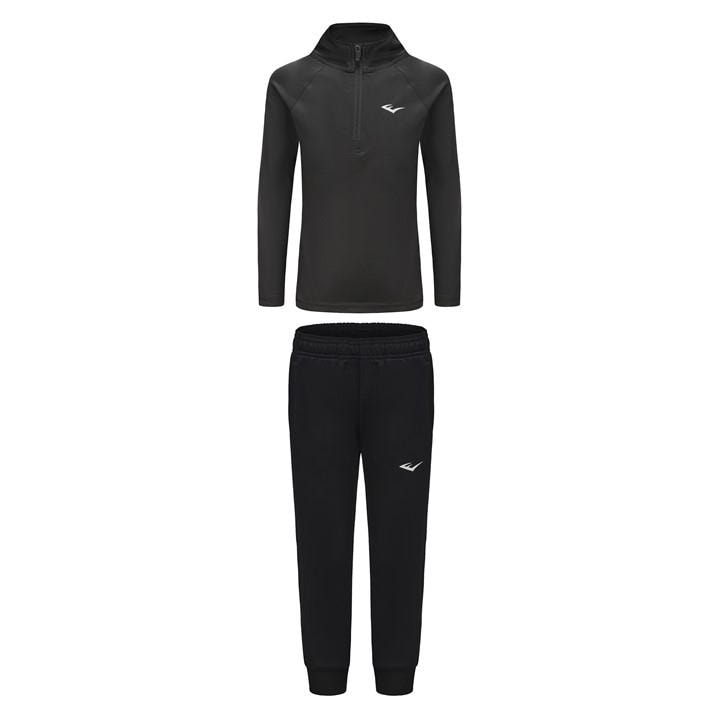 Everlast Boys Grey 1/4 Z Tsuit  in Size 4 - 5 Years, Sports Direct
