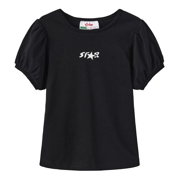 Star Girls Black 3D ’ Tee in Size 4 - 5 Years, Sports Direct