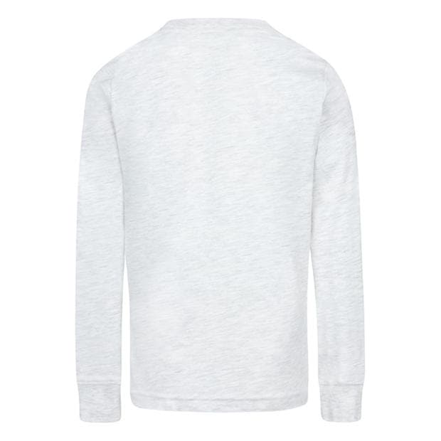 White - Nike - Kids' Futura Long Sleeve T-Shirt