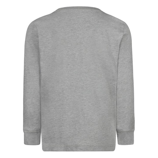 Dark Grey - Nike - Kids' Futura Long Sleeve T-Shirt