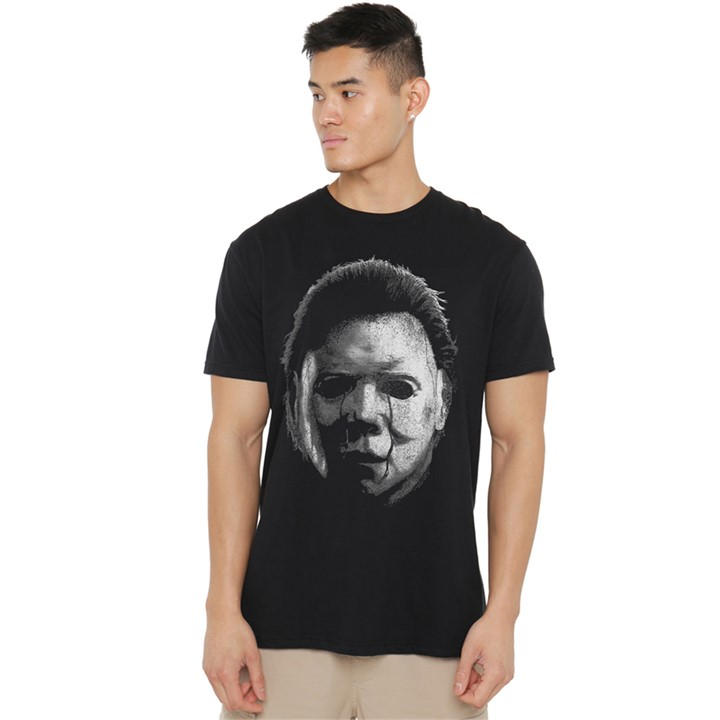 Men's Black Other Halloween 2 Michael Myers The Shape Large Face T-S in Size 5XL, Sports Direct