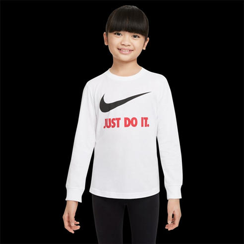 Nike - Kids' Swoosh Just Do It Long Sleeve T-Shirt