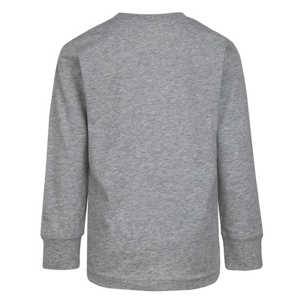 Dark Grey - Nike - Kids' Swoosh Just Do It Long Sleeve T-Shirt