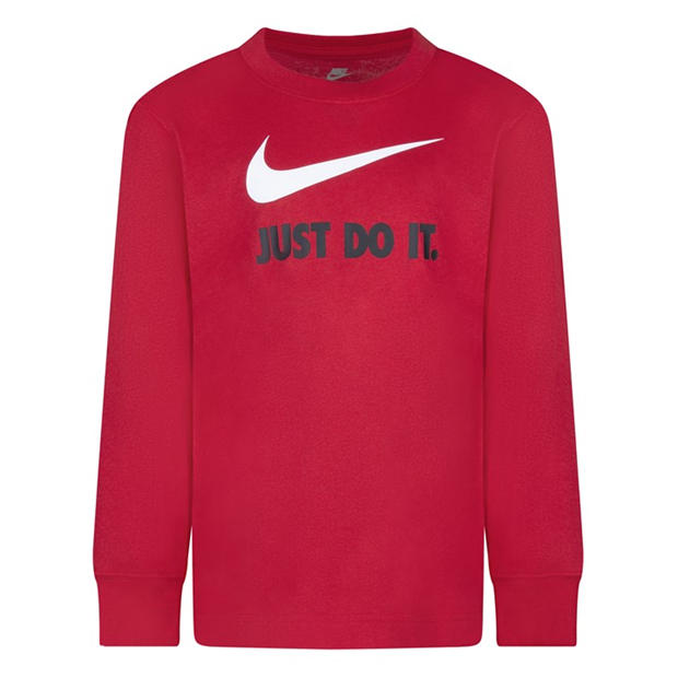 University Red - Nike - Kids' Swoosh Just Do It Long Sleeve T-Shirt