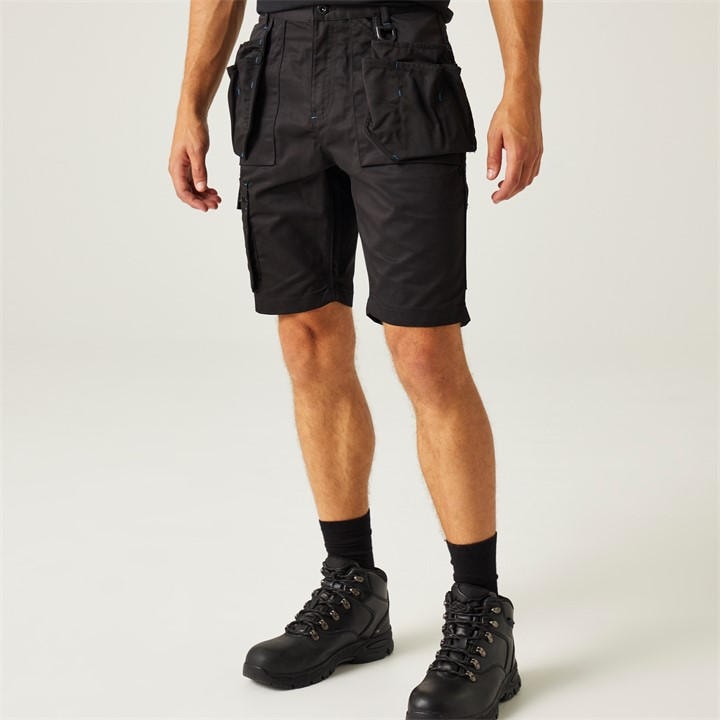 Regatta Men's Black Tactical Incursion Cargo Shorts in Size 38, Sports Direct