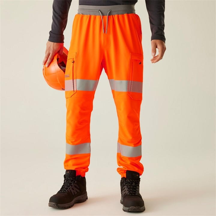 Regatta Men's Orange Hi-Vis Prolite Stretch Jogger in Size 3XL Regula, Sports Direct