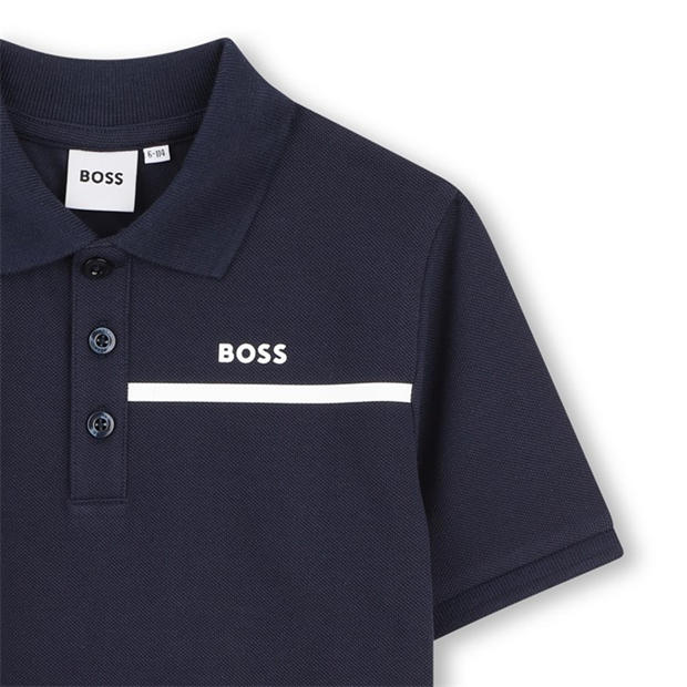 Navy/Beige - Boss - Kids' Clothing Set