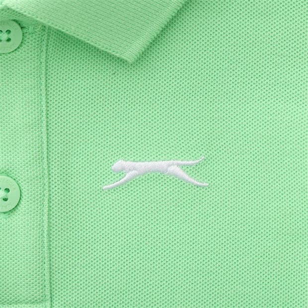 Ярко зелено - Slazenger - Short Sleeve Polo Infant
