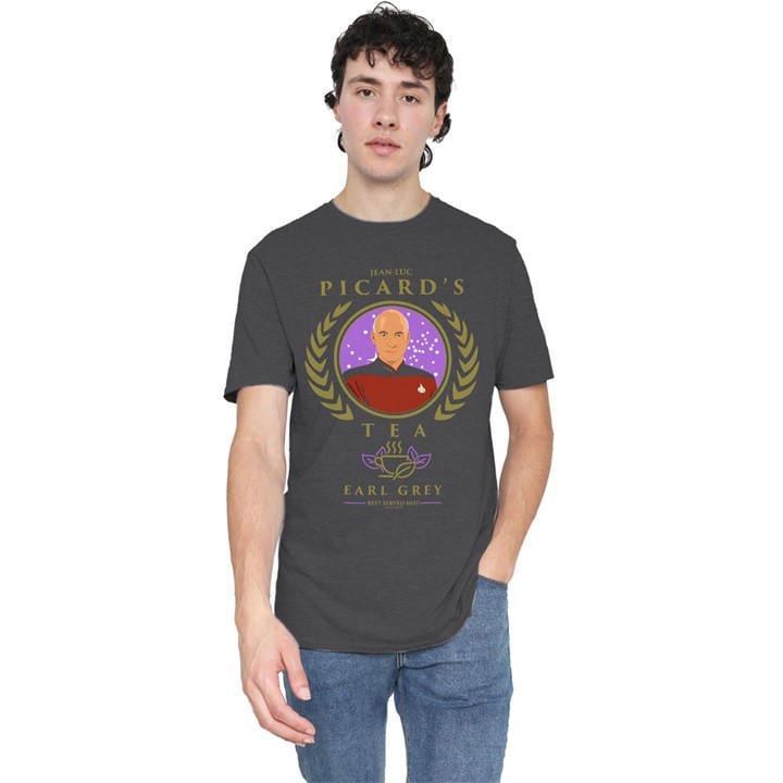 Star Trek Men's Grey The Next Generation Tea Earl Hot T in Size 2XL, Sports Direct