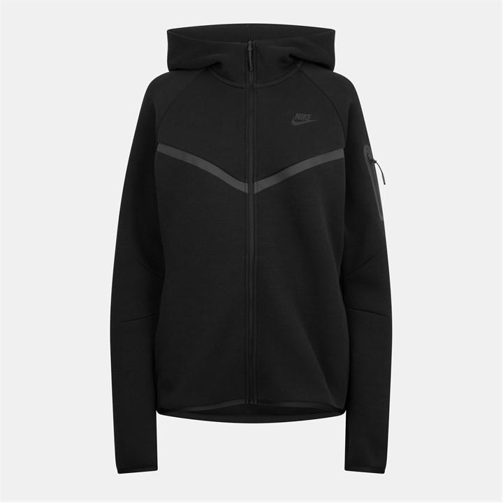 Nike Women's Black Sportswear Tech Fleece Windrunner in Size 14, Sports Direct