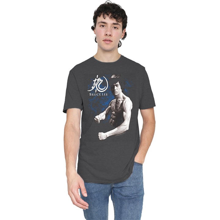 Men' Grey Other Bruce Lee Dragon Stance T-Shirt Charcoal in Size S, Sports Direct