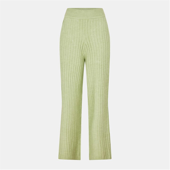 Jack Wills Women's Green Knit Rib Trouser in Size 8, Sports Direct