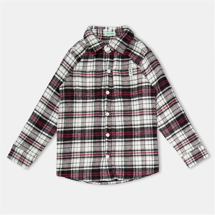 Lilly And Sid Boys  Kids' Flannel Long-Sleeve Patterned Shirt in Size 4 - 5 Years, Sports Direct