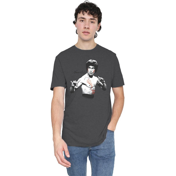 Men's Grey Other Bruce Lee Final Confrontation T-Shirt Charcoal in Size 2XL, Sports Direct