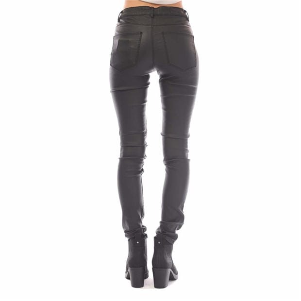 Black - Only - Anne K Faux Leather Trousers