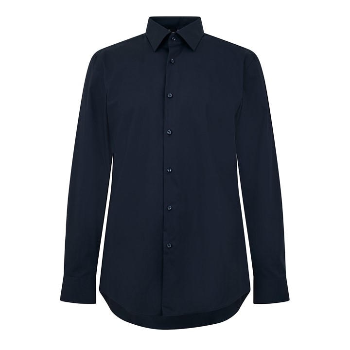 Boss Men's Blue Hbb Hank Kent Shirt, Precision Tailoring, Comfort in Size 44, Sports Direct