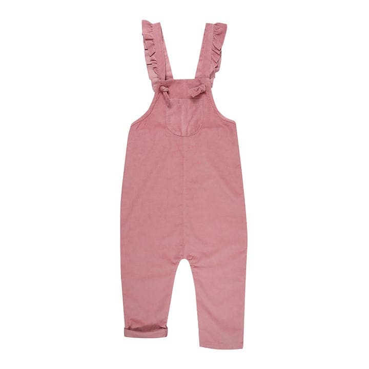 Lilly And Sid Girls Pink Kids' Corduroy Dungarees in Size 4 - 5 Years, Sports Direct