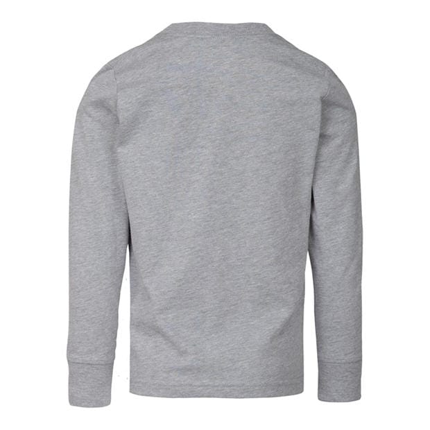 Dark Grey - Nike - Kids' Jumbo Futura Long Sleeve T-Shirt