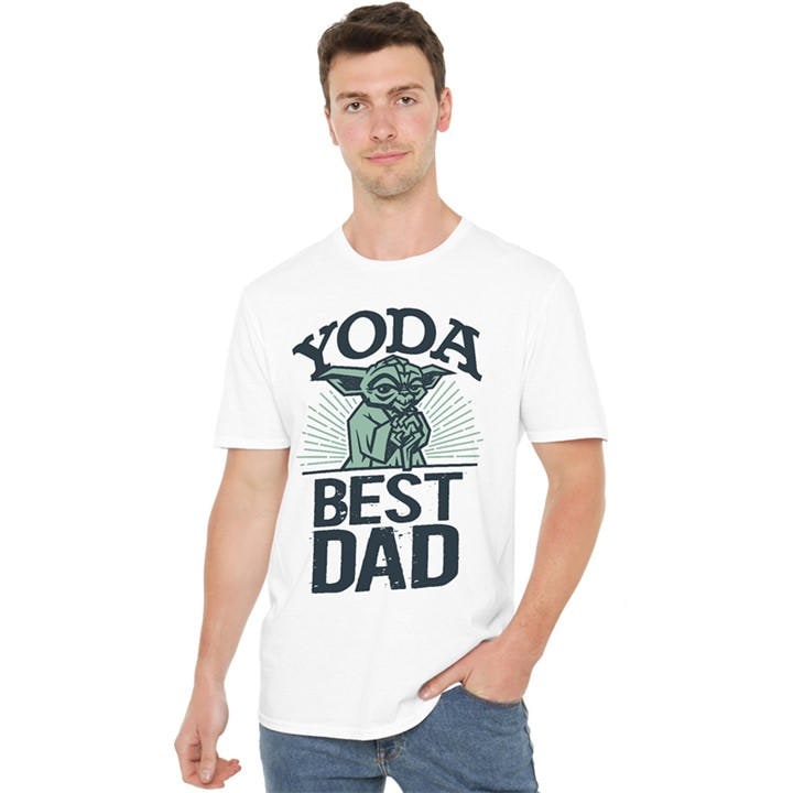galaxy  Men's  Fathers Day Yoda Best Dad T-Shirt, Football by Star Wars in Size L, Sports Direct