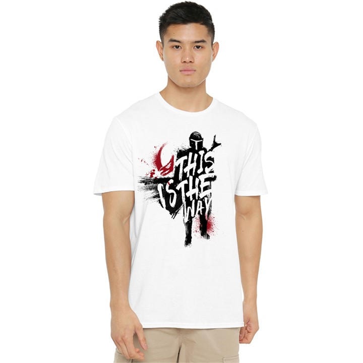 Star Wars Men's White This Is The Way Inked T-Shirt in Size 2XL, Sports Direct