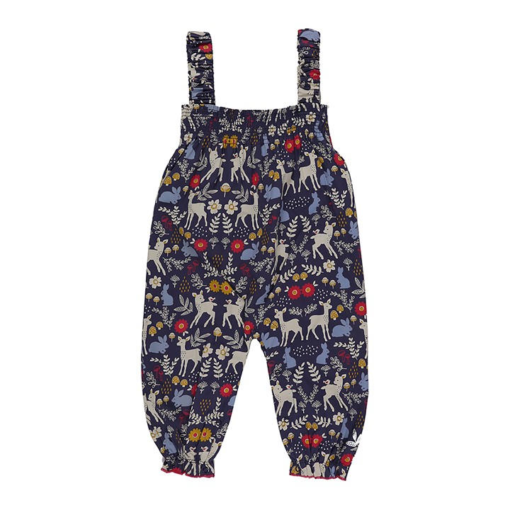 Lilly And Sid Girls  Kids' Animal Woven Dungaree in Size 0 - 3 Months, Sports Direct