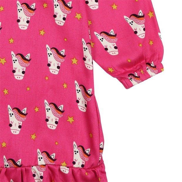 Розово - Lilly and Sid - Kids' Horse A Line Dress