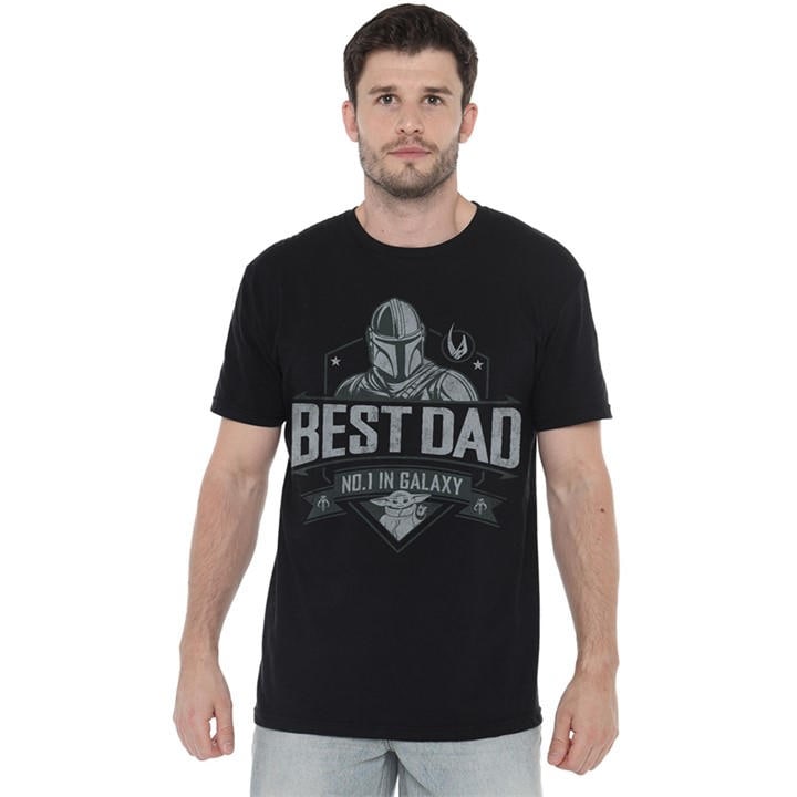 galaxy  Men's  Fathers Day Mandalorian Best Dad T, Football by Star Wars in Size 2XL, Sports Direct