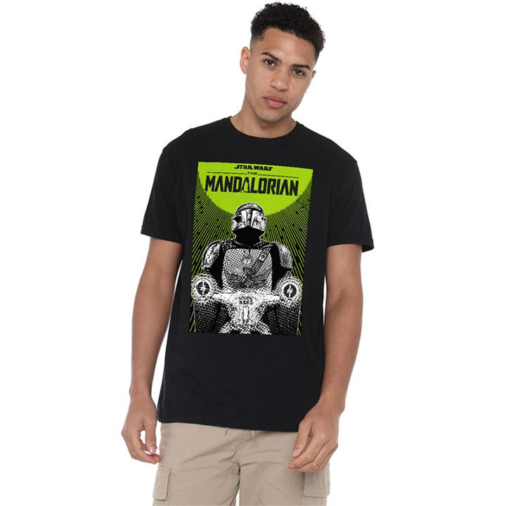Star Wars Men's Black The Mandalorian Razor Crest Poster Unise in Size L, Sports Direct