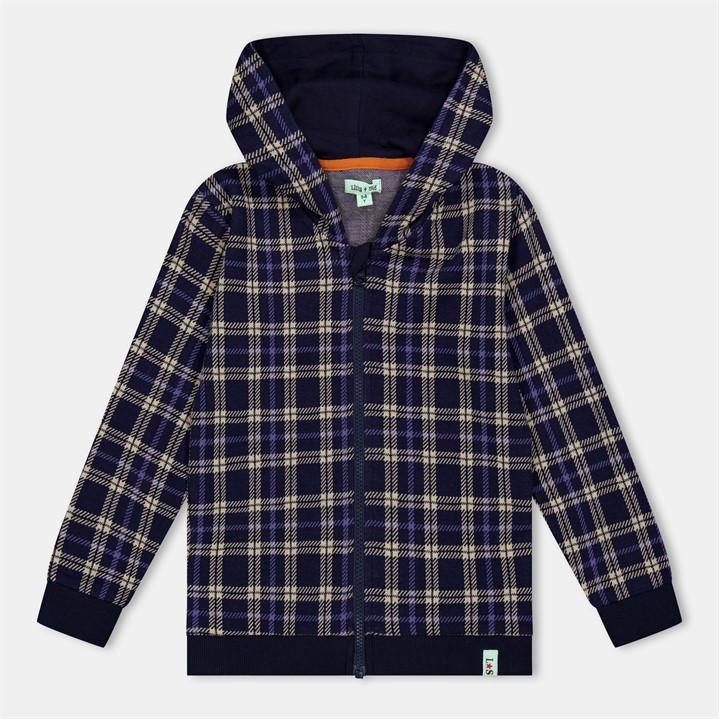 Lilly And Sid Boys Blue Check Pattrn Hdy Size 4